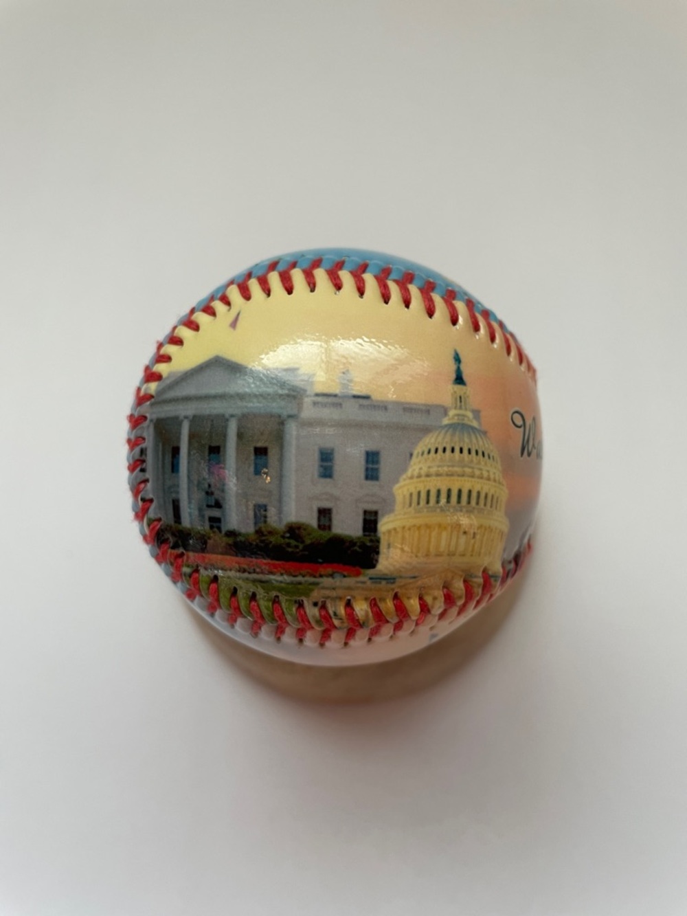 NWOT Washington D.C. Souvenir Decorative Baseball - Multi-Color - Picture 4 of 5